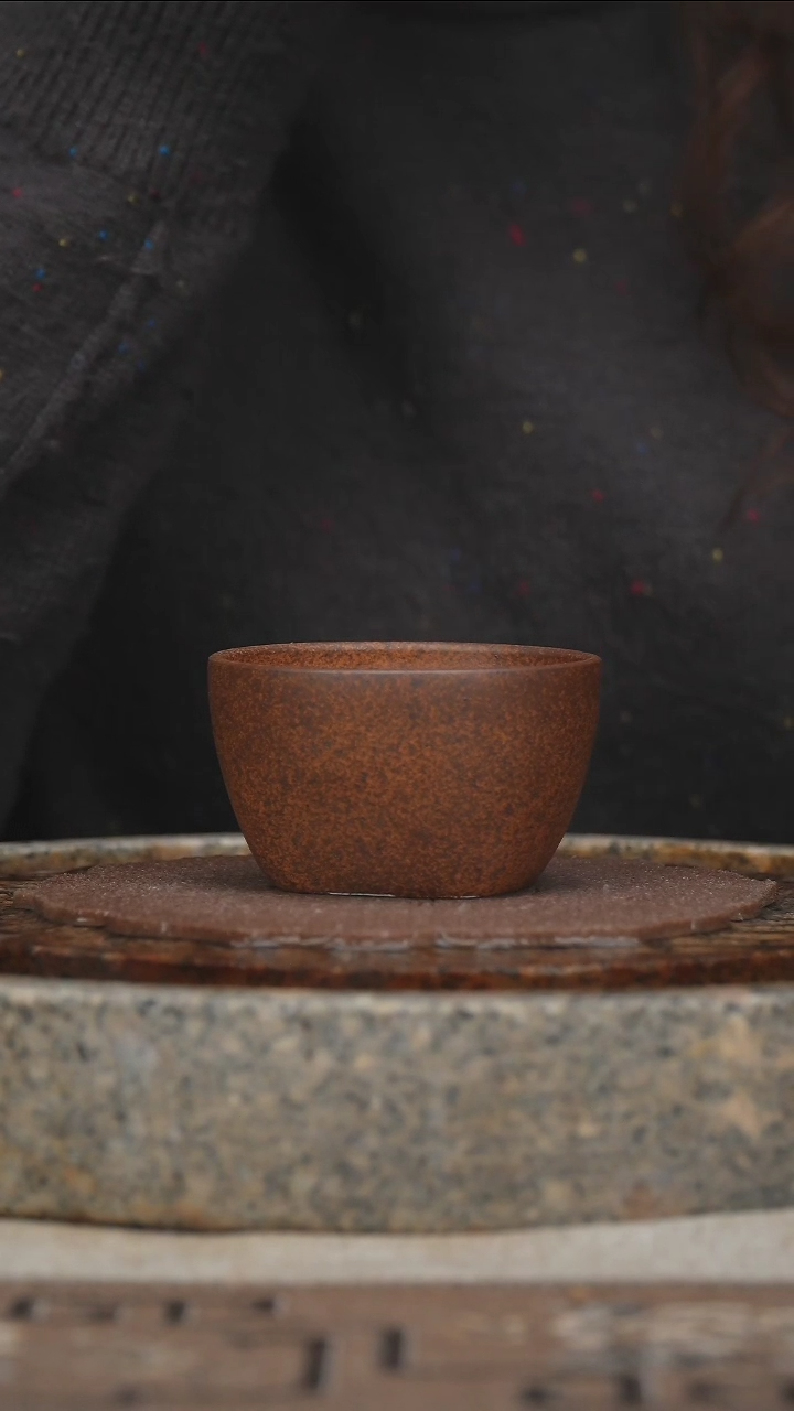 【闪购商品】紫砂茶壶明清老料天圆地方杯