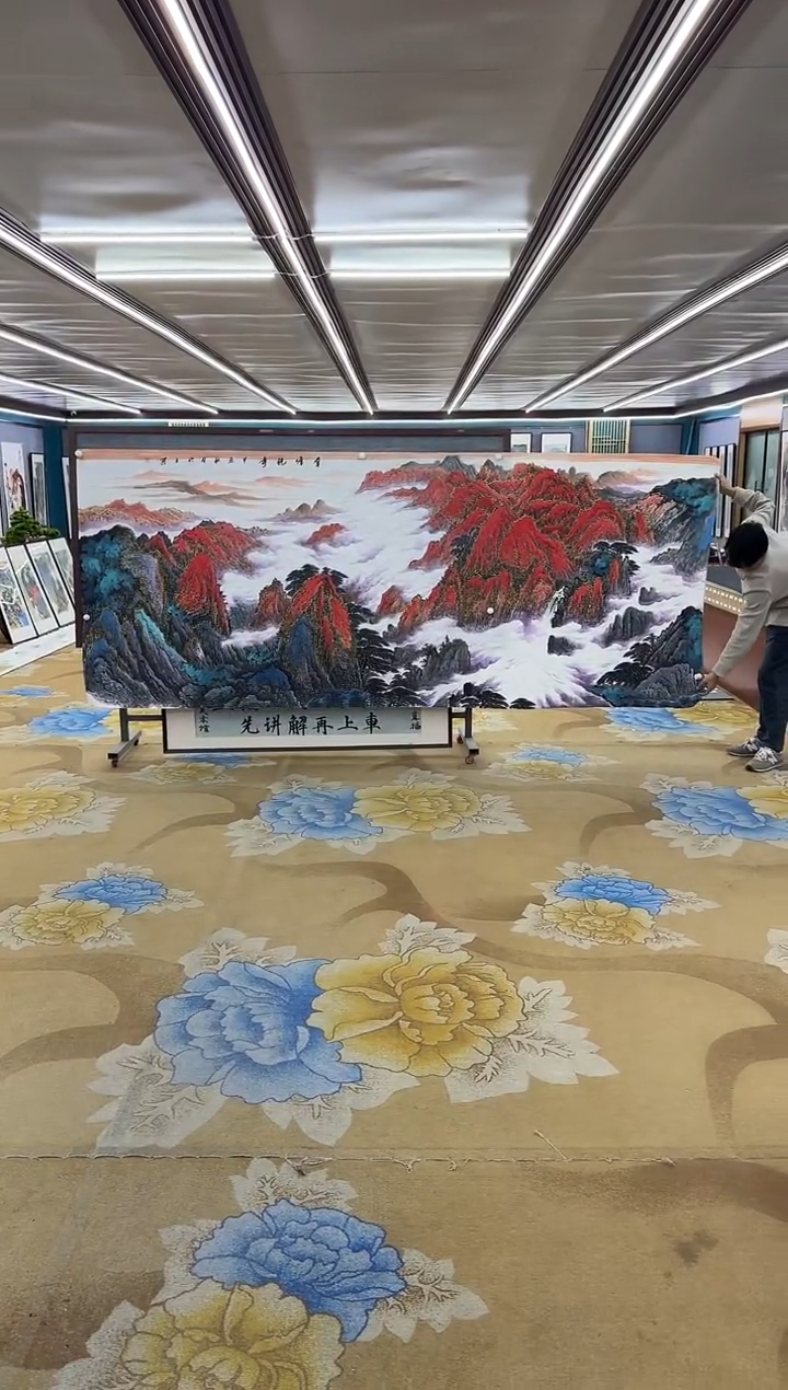 【闪购商品】绘画绘画Y-张伦玉-大丈二-山水国画