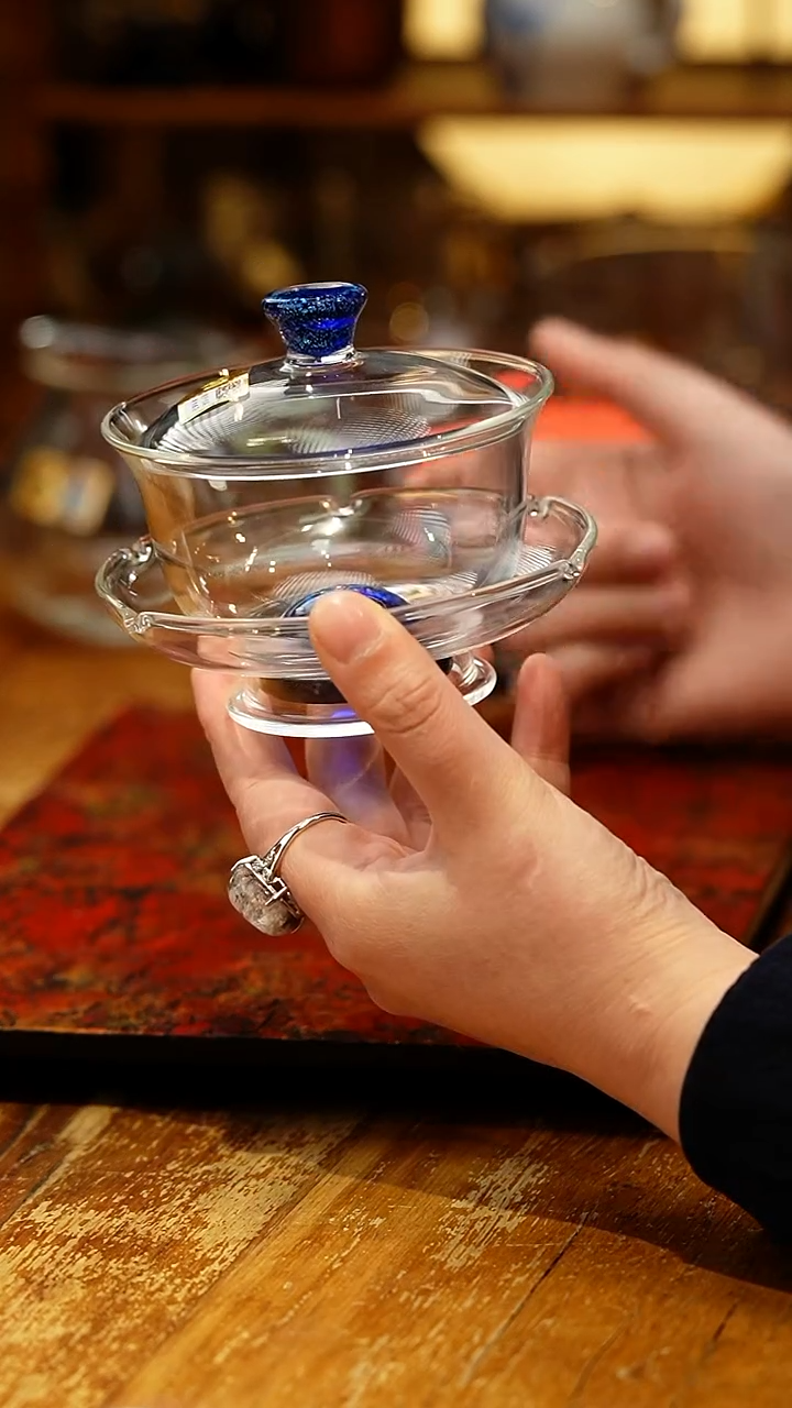 【闪购商品】禾器/斑斓沁莲盖碗