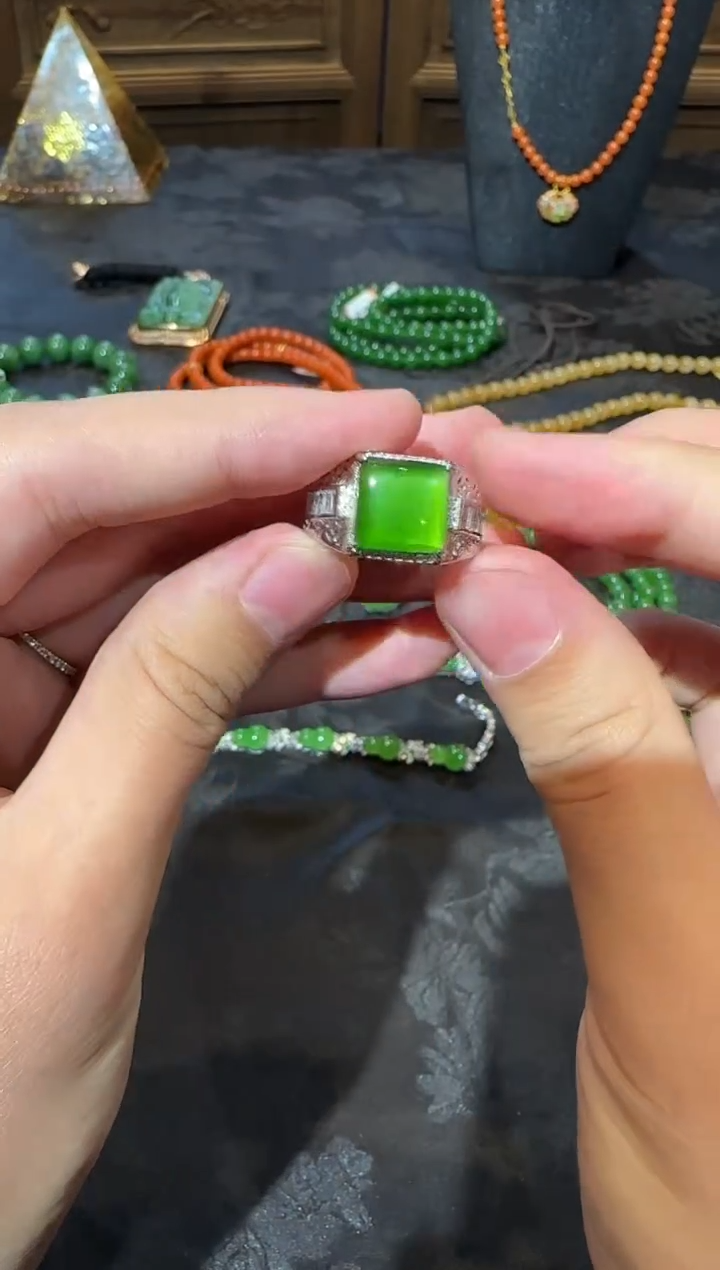 【闪购商品】和田玉戒指未镶嵌1