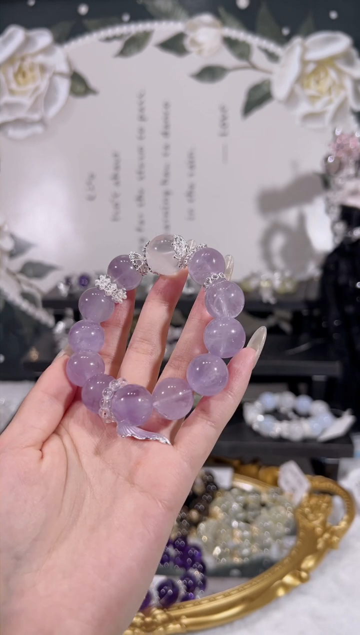 【闪购商品】水晶手链未镶嵌天然水晶默认微瑕 多样性发货发其一