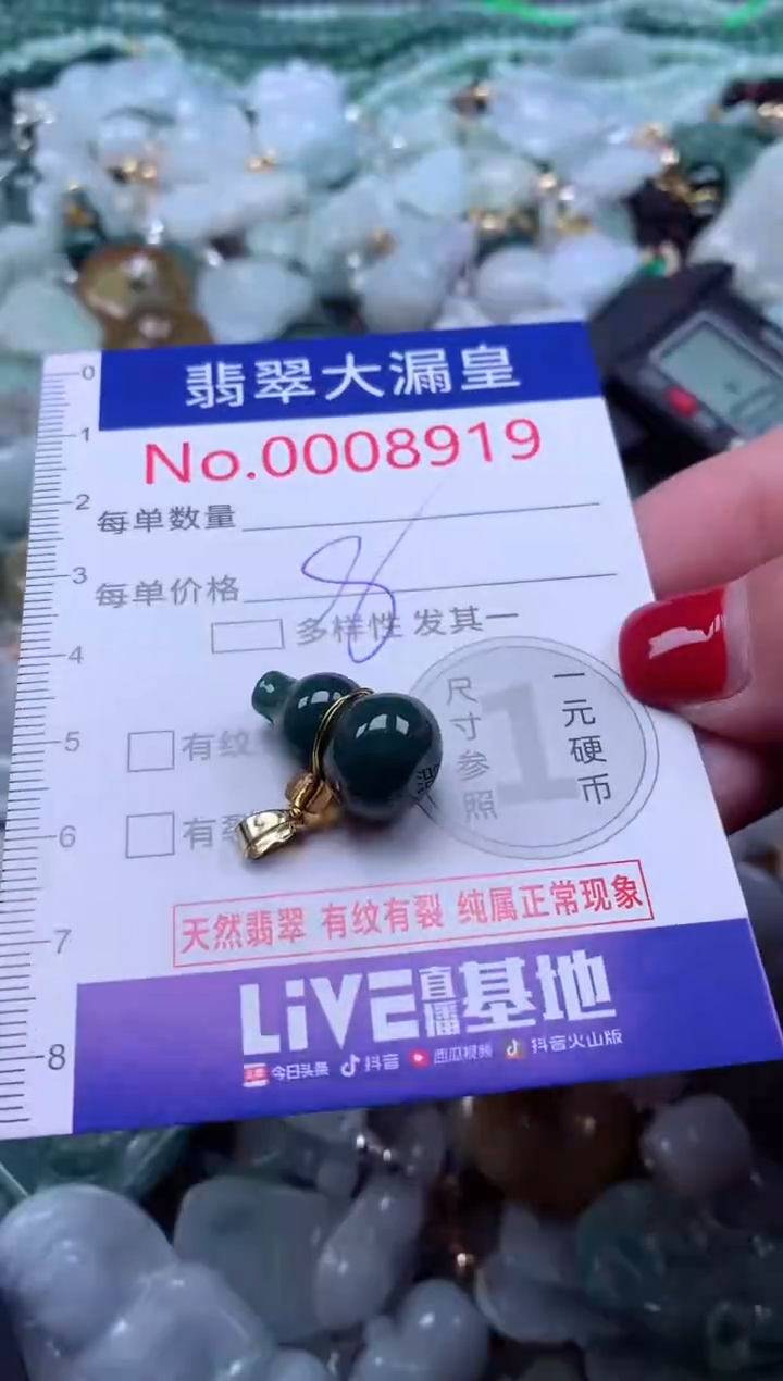 颈饰未镶嵌翡翠8919