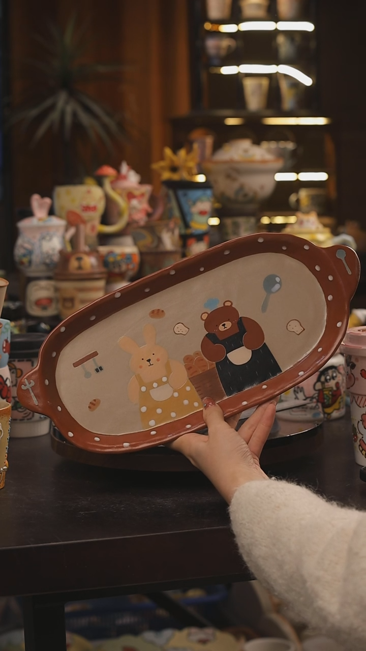 景德镇釉下彩绘设计师款式陶瓷