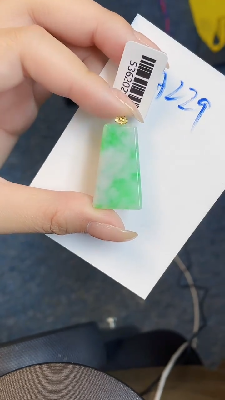 【闪购商品】翡翠颈饰18K金镶嵌00000000