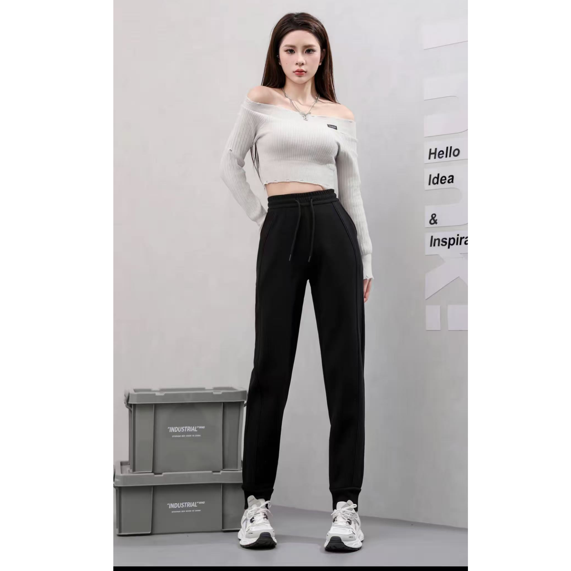 9272-（紫丫红）（腿粗必备）（黑色）纳米科技防风裤