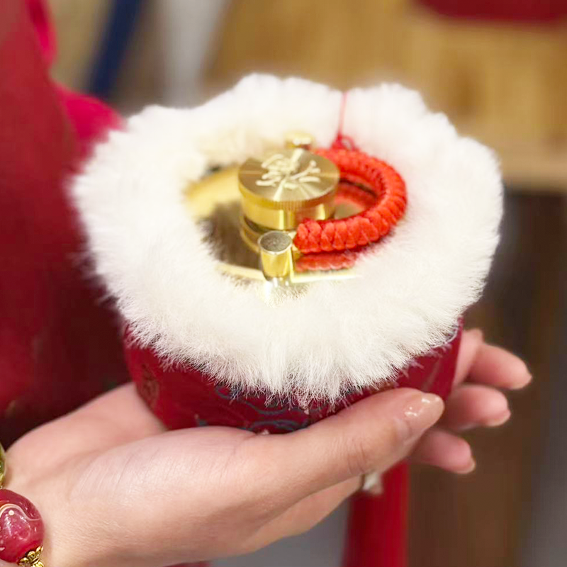 【汤婆子】非遗织锦 随身暖手带挂件伴手礼 国风穿搭装饰品