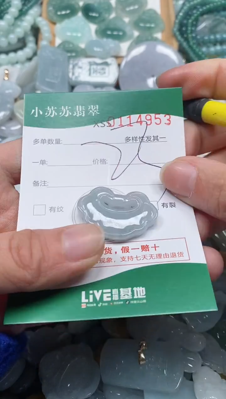 【闪购商品】翡翠颈饰未镶嵌闪购商品0114953