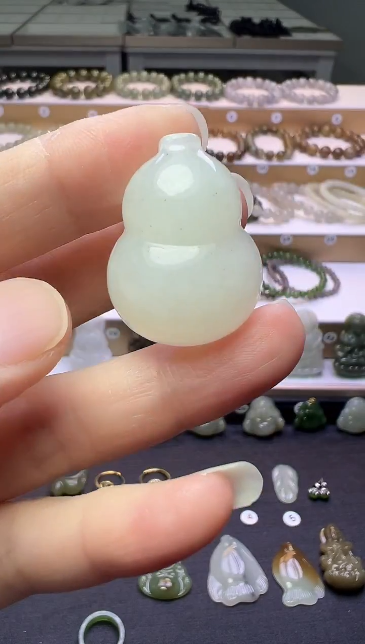 颈饰未镶嵌和田玉80号链接约卡30*23*10