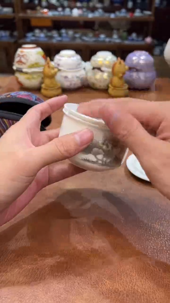 真的很便宜会开片的旅行茶具