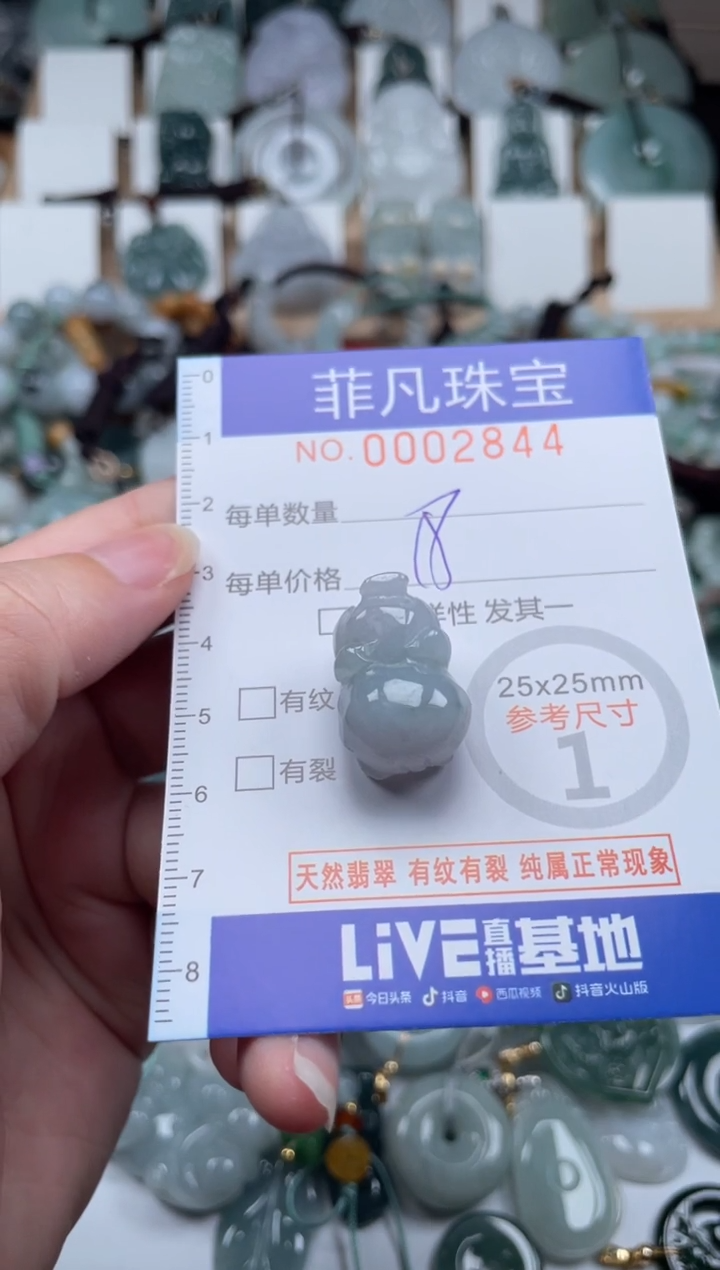 翡翠未镶嵌颈饰00..2844