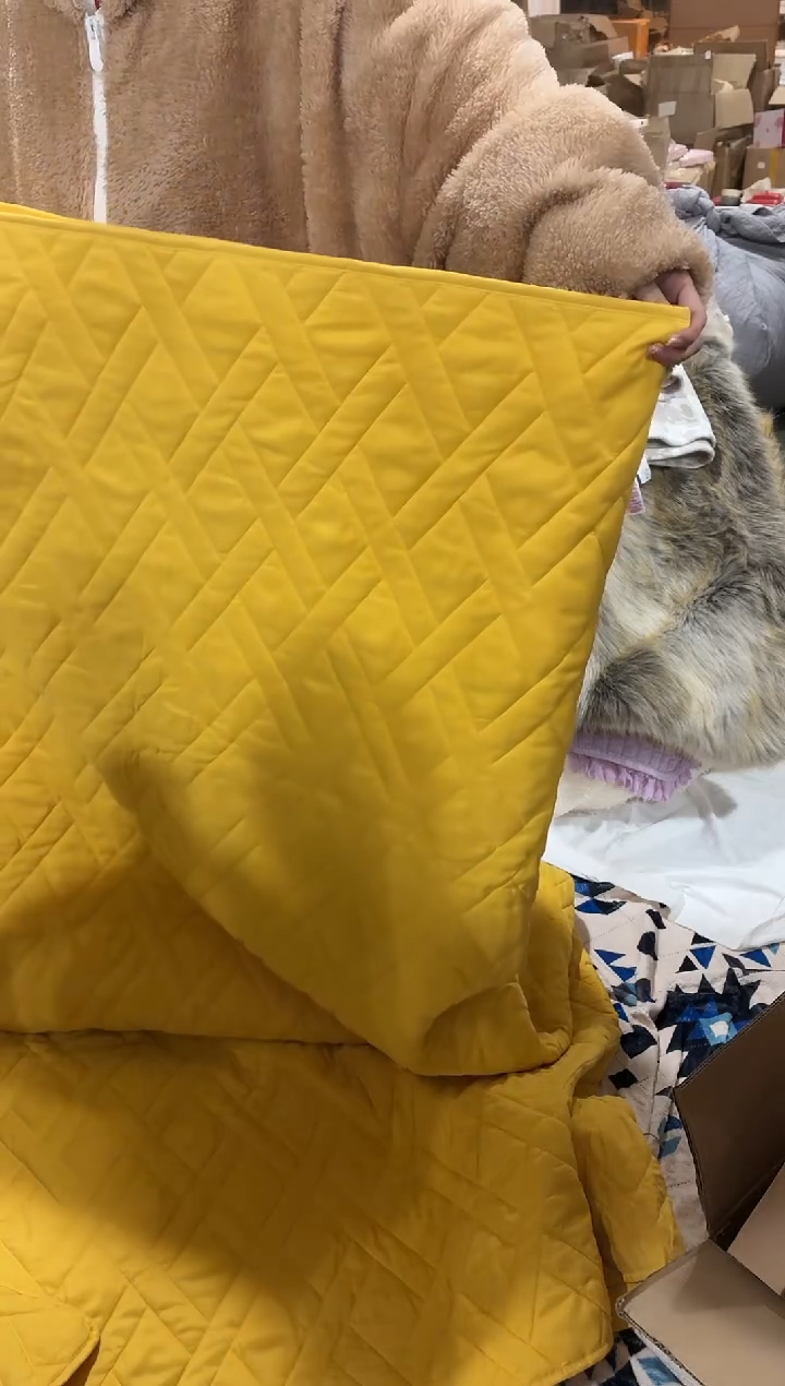 瓷038薄绒空调被垫子2.3m*2.6m