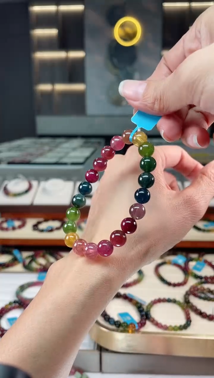 【闪购商品】碧玺单圈手串未镶嵌（多样性发一条）Q