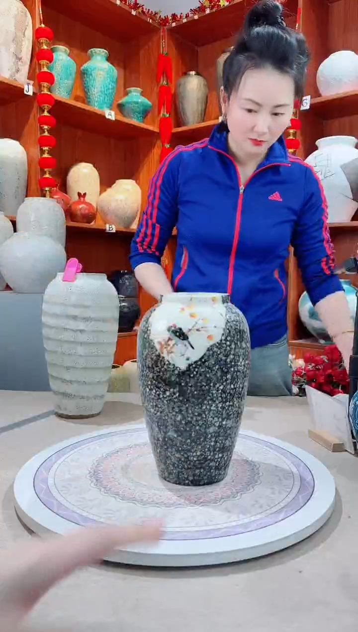 【闪购商品】瓶陶瓷花瓶 无花 微瑕494  