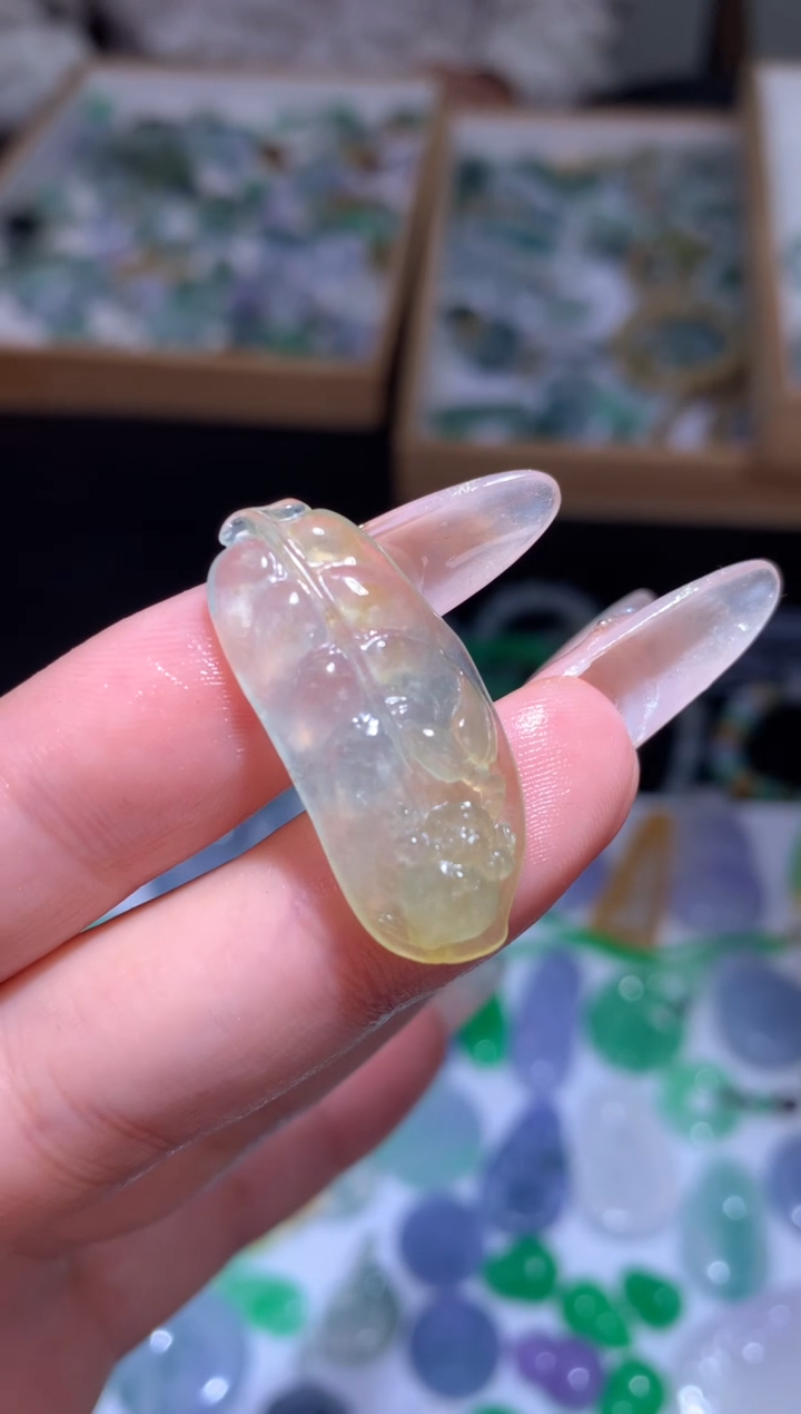未镶嵌定制翡翠叶子