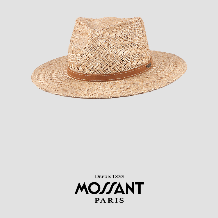 MOSSANT SS25春夏新品 宝草手工花编镂空草帽