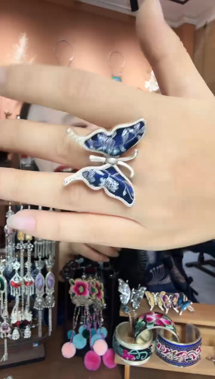 刺绣纯手工民族风戒指