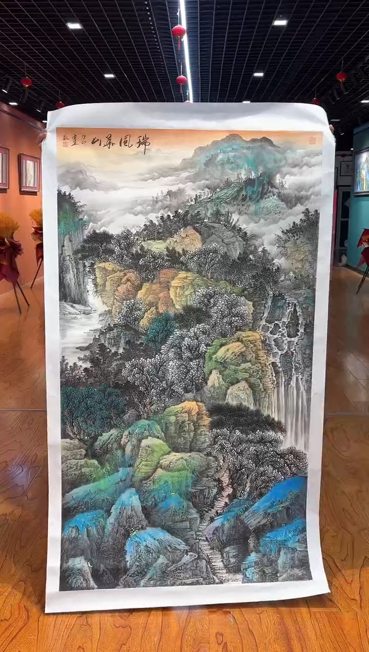 【闪购商品】国画周建真老师亲笔绘画作品29-80