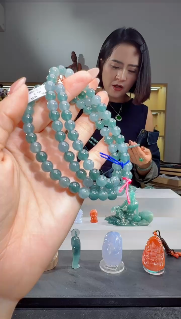 项链未镶嵌翡翠长串（多样性发其一）