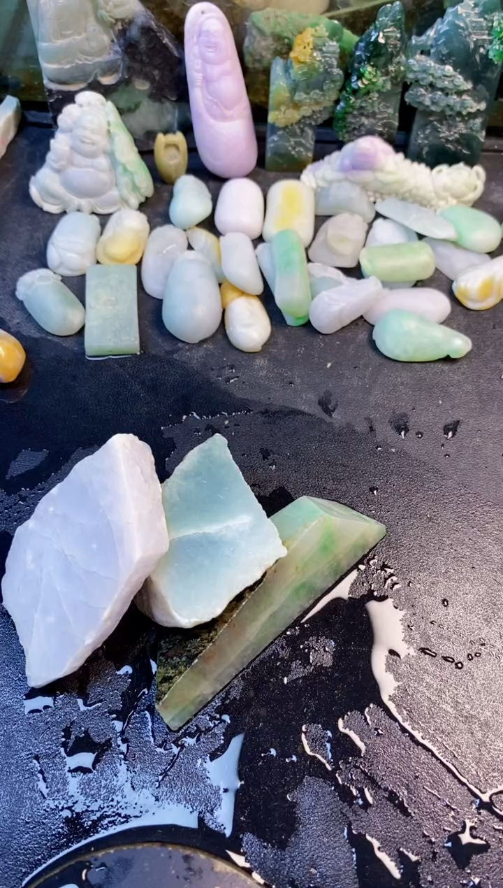 颈饰未镶嵌翡翠天然翡翠008