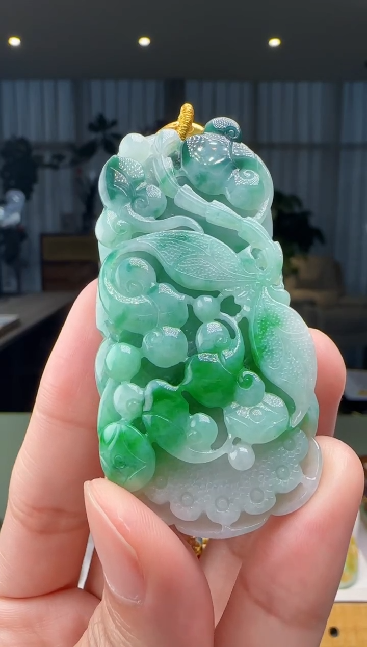 【闪购商品】翡翠吊坠(不含链)未镶嵌XM@@WS1WX27957