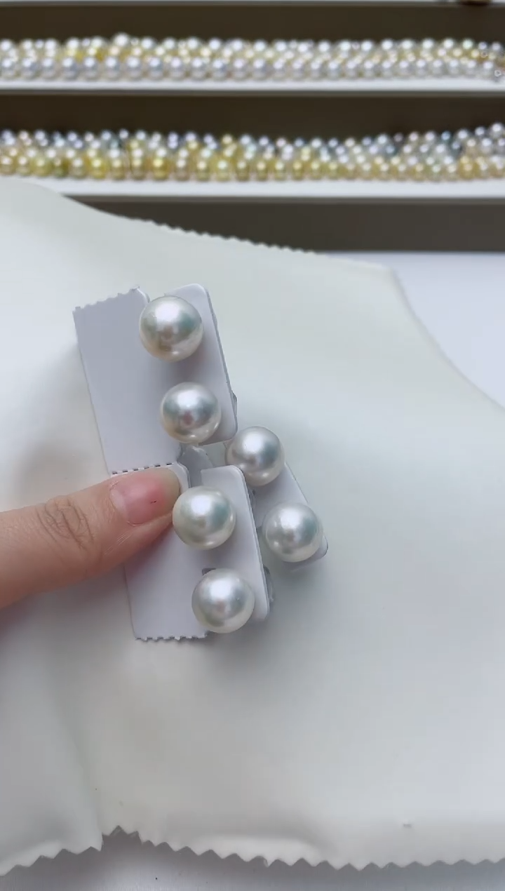 【闪购商品】淡水珍珠耳饰银S925镶嵌A91商品多样性发其一