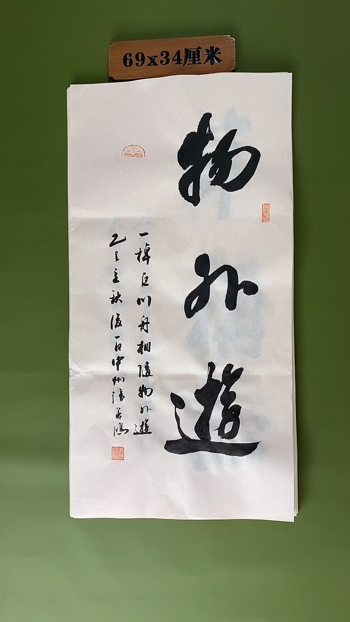 书法书法 张若鸿 尺寸69cm*34cm