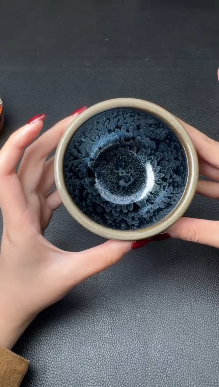 【闪购商品】茶盏建盏故事李学有牡丹144