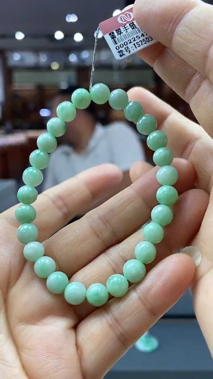 未镶嵌手串翡翠手串