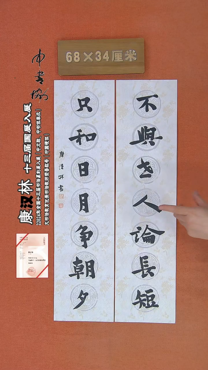 【闪购商品】书法100康翰林书法作品