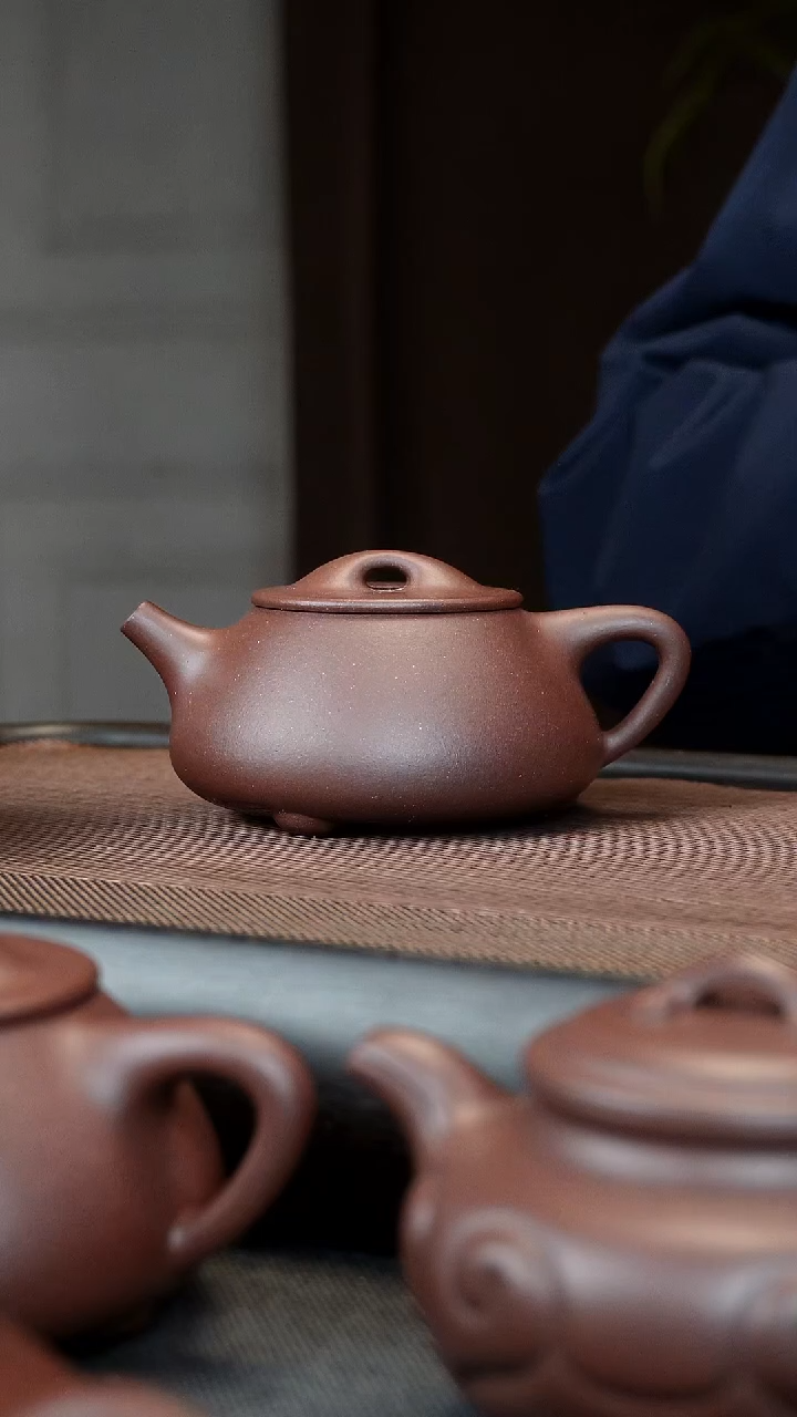 【闪购商品】紫砂茶壶景州石瓢 230CC 本山0添加