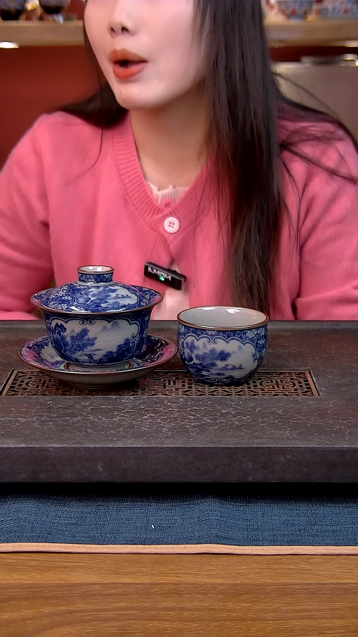 简装家用款2件套 老陶泥开片纹陶瓷茶具