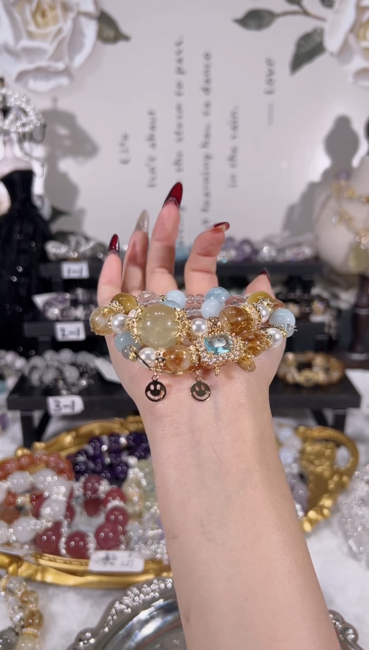 【闪购商品】水晶手链未镶嵌天然水晶默认微瑕，多样性发货发其一