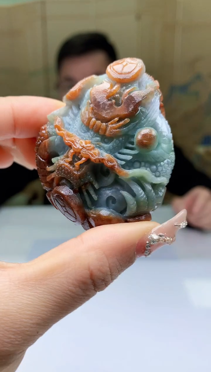 【闪购商品】定制翡翠未镶嵌5152ty-毛货挂件9