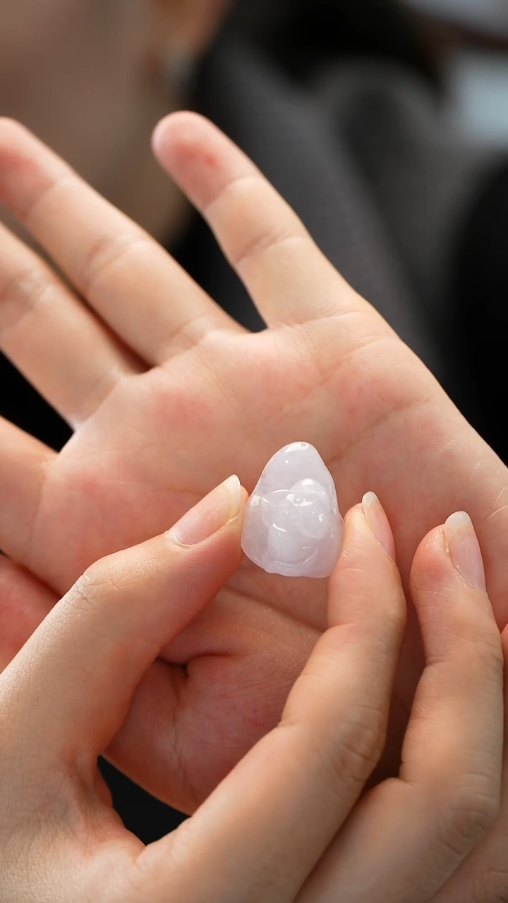 颈饰未镶嵌翡翠莲花