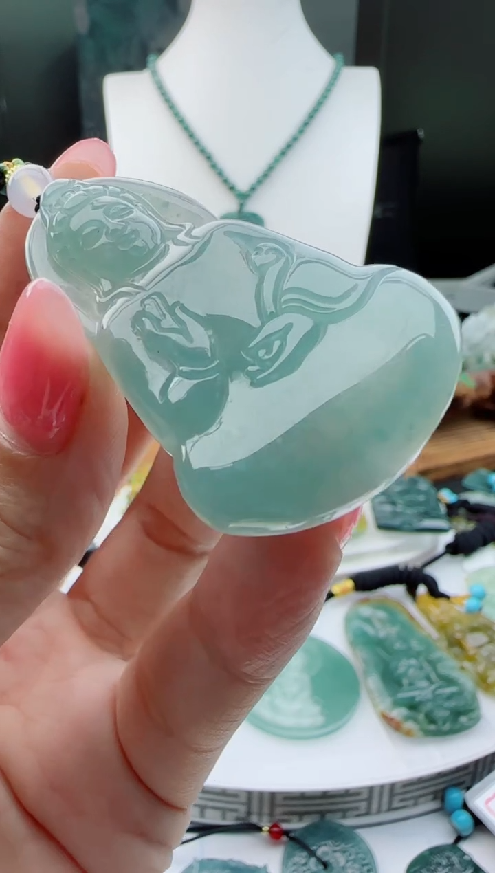 【闪购商品】翡翠颈饰未镶嵌多样性随机一件发货