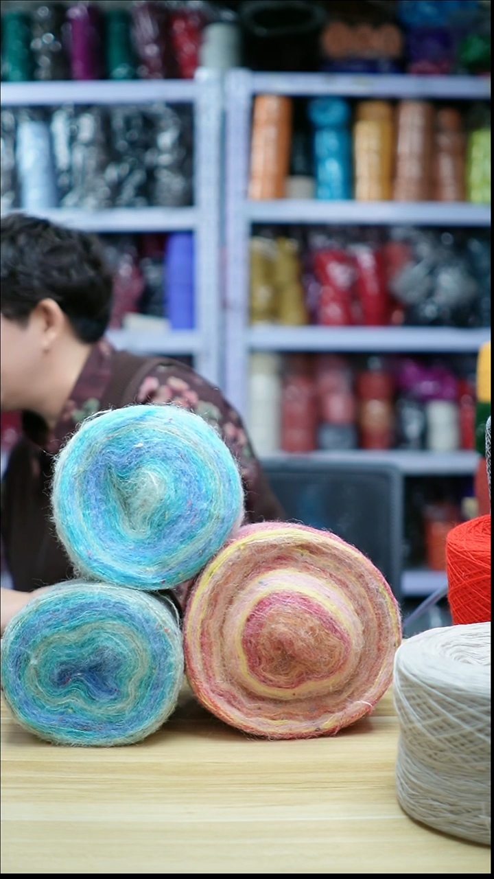 羊绒欢姐手编线B082