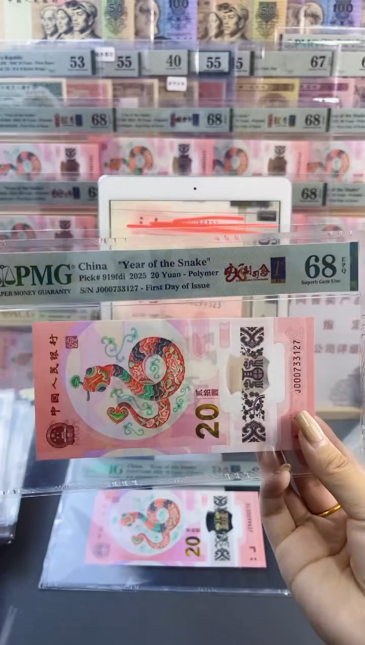 【闪购商品】塑料蛇副司令首日标 PMG68分尾127