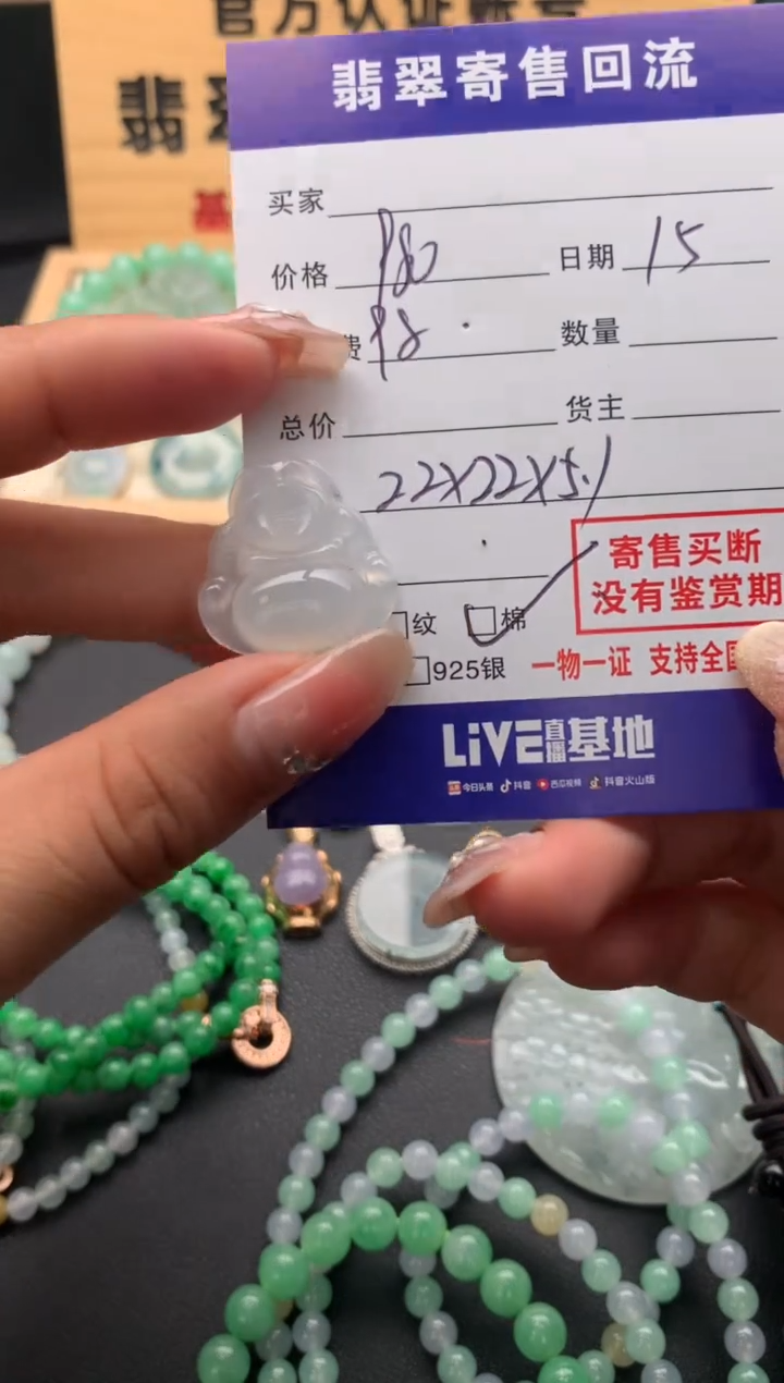 【闪购商品】翡翠颈饰未镶嵌10124559