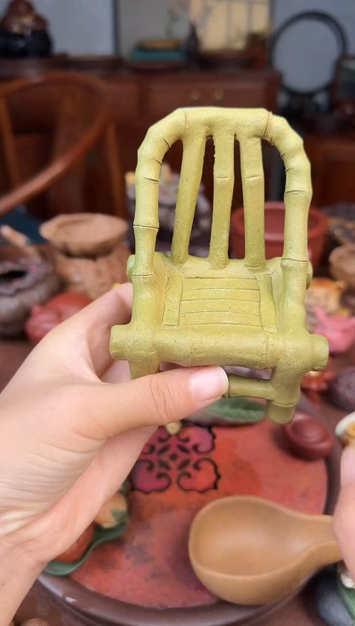 紫砂茶宠紫砂凳子