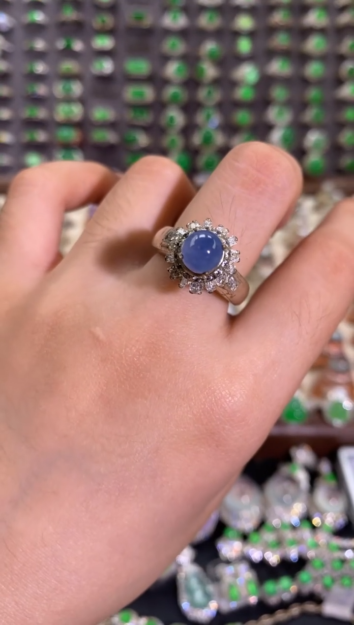 未镶嵌戒指翡翠天然缅甸A货翡翠未镶嵌粉丝福利