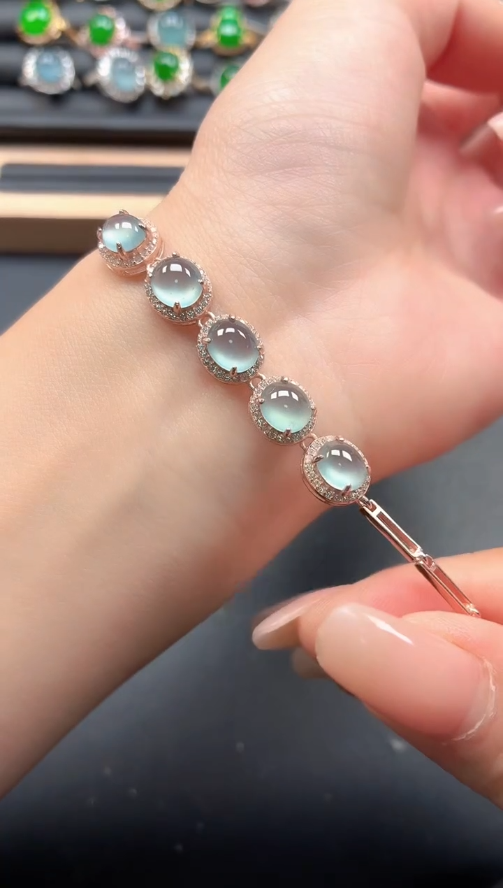 银S925镶嵌戒指翡翠11111