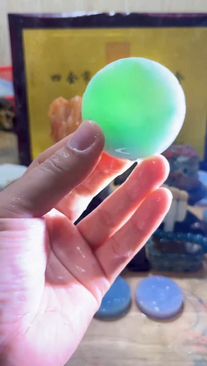 未镶嵌挂件翡翠A货常星7304