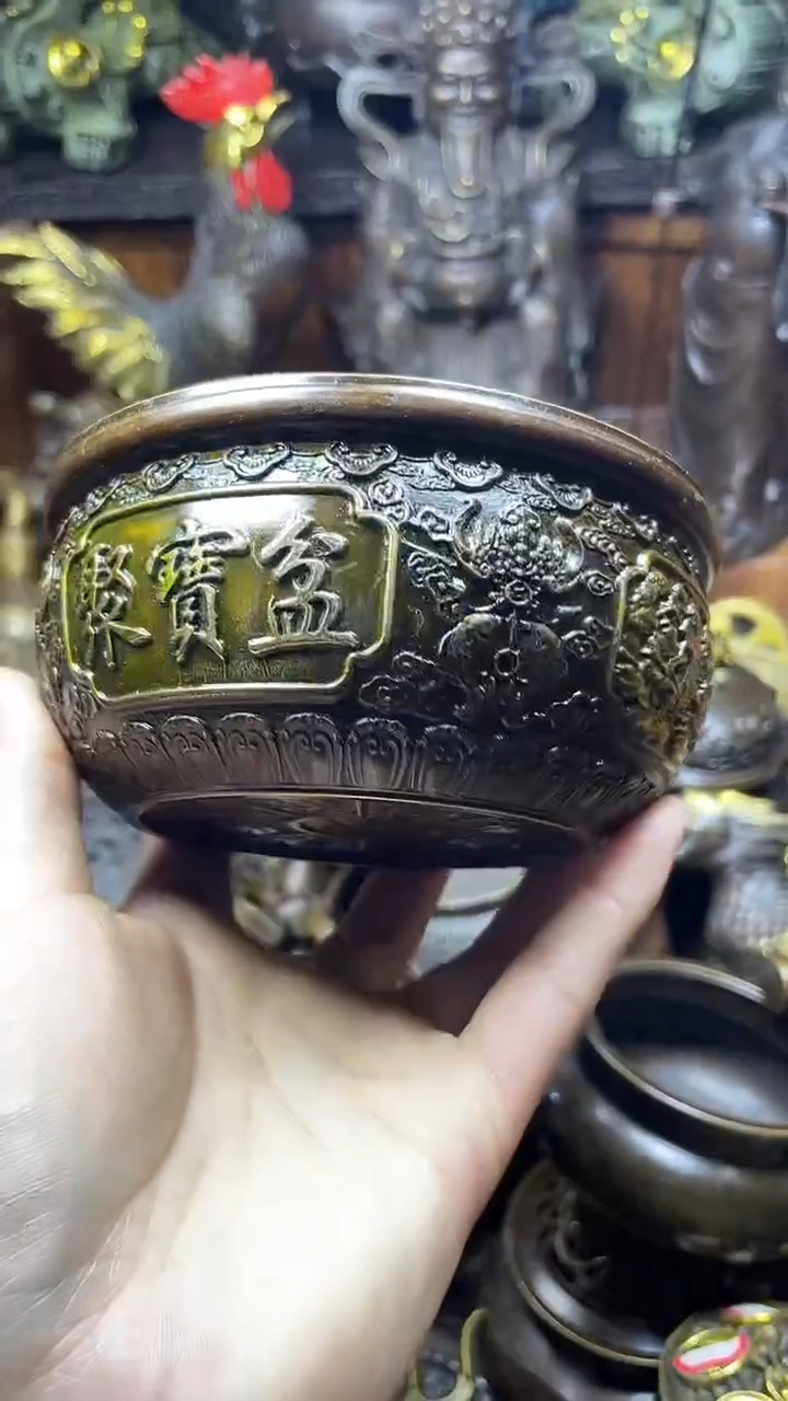 闪购链接，点击下单，有运费险，铜摆件