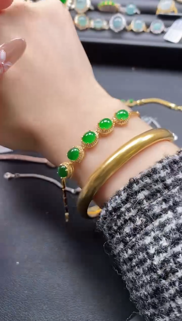 【闪购商品】翡翠戒指银S925镶嵌11111