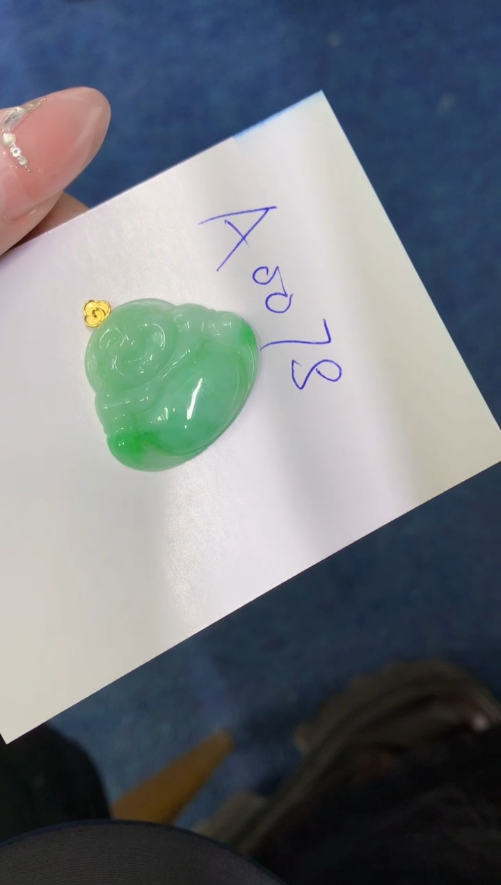 【闪购商品】翡翠颈饰18K金镶嵌00000000000