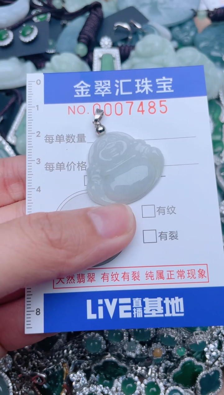 【闪购商品】翡翠颈饰未镶嵌7485........