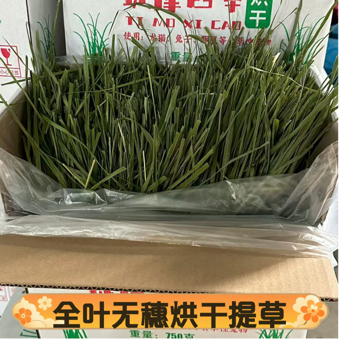 25年新鲜《全叶无穗精选头茬烘干》兔子烘干干草荷兰猪主草多叶干草