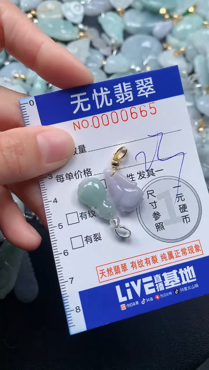 颈饰未镶嵌翡翠664