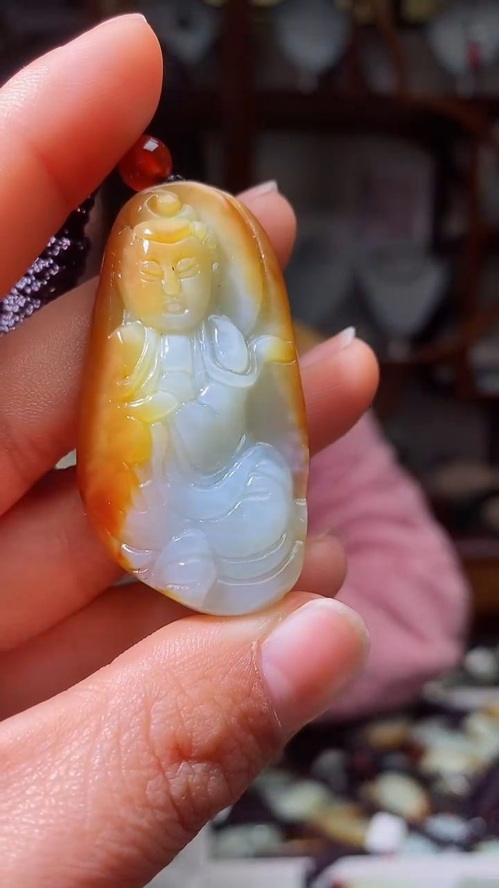 【闪购商品】和田玉挂件未镶嵌1