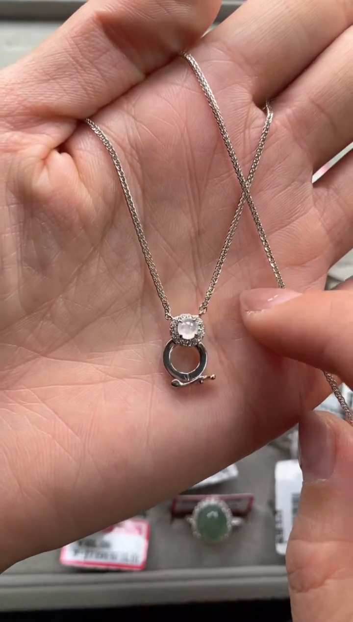 【闪购商品】翡翠戒指银S925镶嵌11111--1